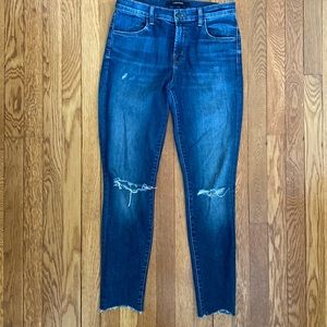 J Brand Revoke Destruct High Rise Jeans